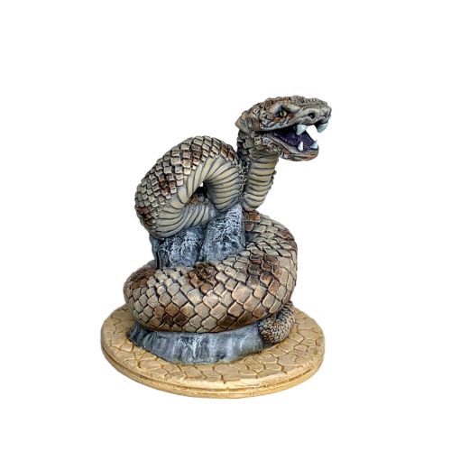 painted dnd viper snake
